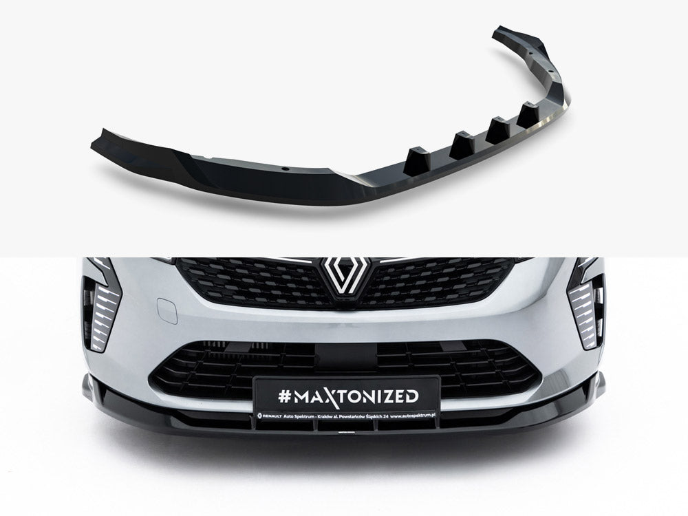 Maxton Design Front Splitter Renault Clio Mk5 Facelift - Wayside Performance 