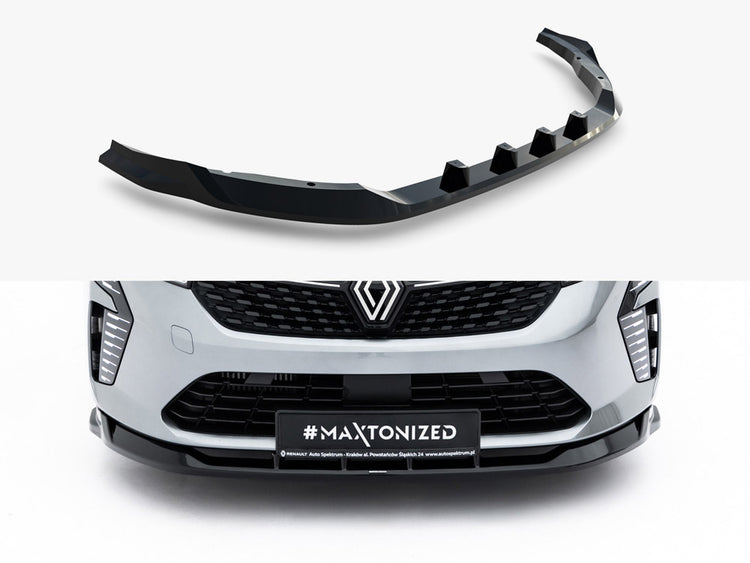 Maxton Design Front Splitter Renault Clio Mk5 Facelift - Wayside Performance 