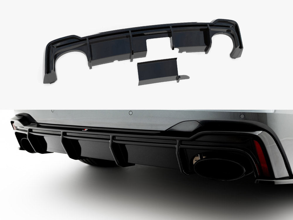 Maxton DesignRear Valance Audi RS6 C8 (Version with towbar) - Wayside Performance 
