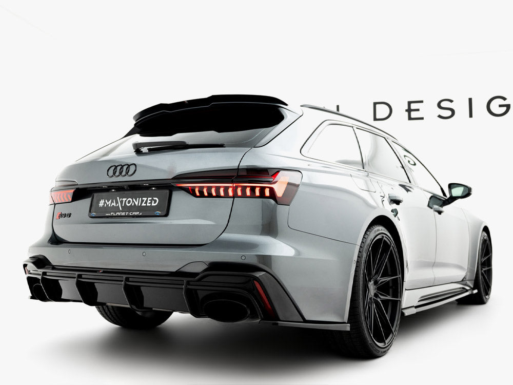 Maxton DesignRear Valance Audi RS6 C8 (Version with towbar) - Wayside Performance 
