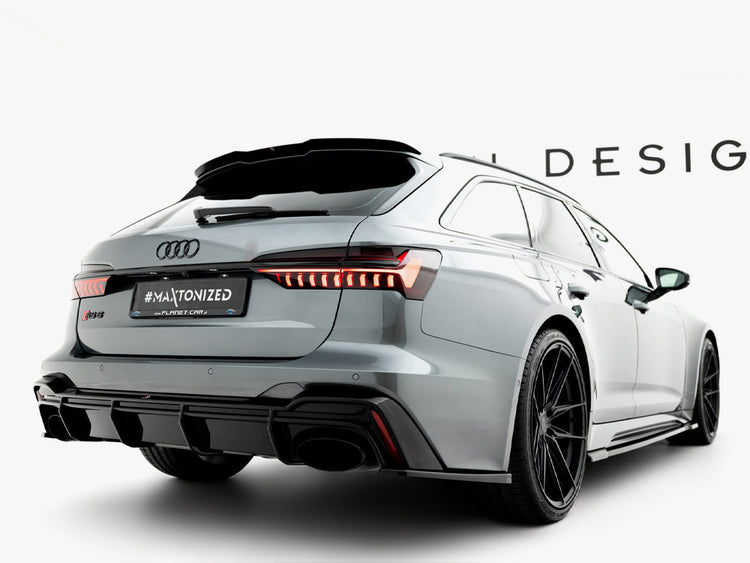 Maxton DesignRear Valance Audi RS6 C8 (Version with towbar) - Wayside Performance 