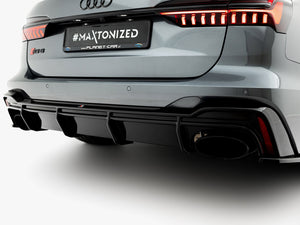 Maxton DesignRear Valance Audi RS6 C8 (Version with towbar) - Wayside Performance 