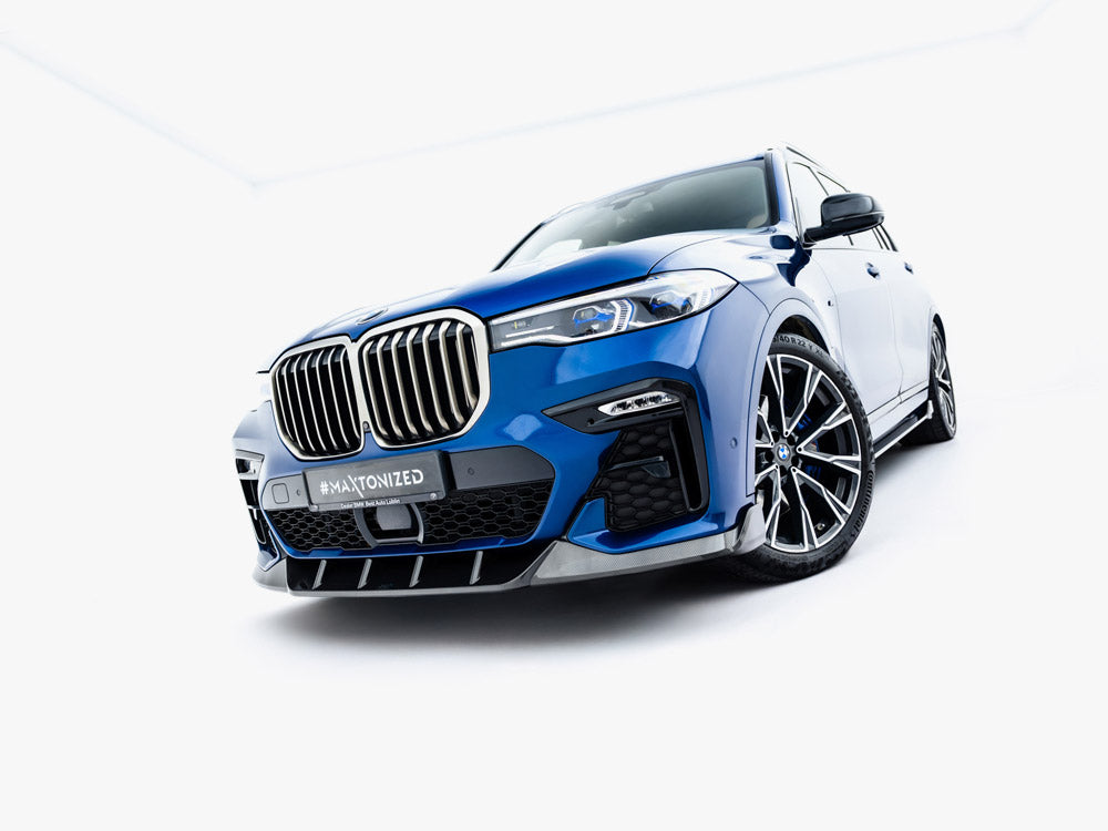 Maxton Design Prepreg Carbon Fiber Front Splitter BMW X7 M-Pack G07 - Wayside Performance 