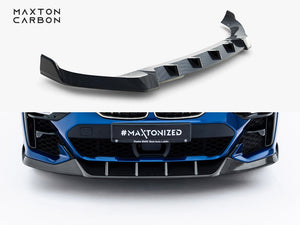 Maxton Design Prepreg Carbon Fiber Front Splitter BMW X7 M-Pack G07 - Wayside Performance 