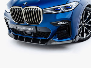 Maxton Design Prepreg Carbon Fiber Front Splitter BMW X7 M-Pack G07 - Wayside Performance 