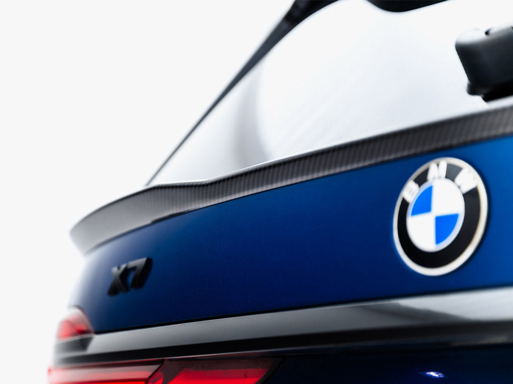 Maxton Design Prepreg Carbon Fiber Tailgate Spoiler (Lower) BMW X7 M-Pack G07 - Wayside Performance 