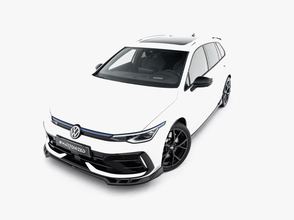 Maxton Design Front Splitter V.1 Volkswagen Golf R Variant Mk8 Facelift - Wayside Performance 