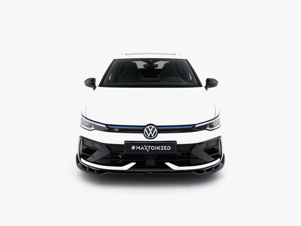Maxton Design Front Splitter V.1 Volkswagen Golf R Variant Mk8 Facelift - Wayside Performance 