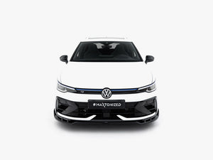 Maxton Design Front Splitter V.1 Volkswagen Golf R Variant Mk8 Facelift - Wayside Performance 
