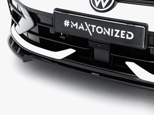 Maxton Design Front Splitter V.1 Volkswagen Golf R Variant Mk8 Facelift - Wayside Performance 
