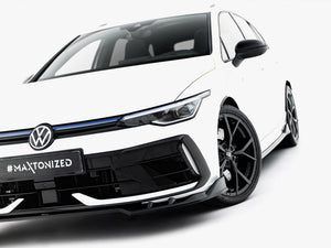 Maxton Design Front Splitter V.1 Volkswagen Golf R Variant Mk8 Facelift - Wayside Performance 