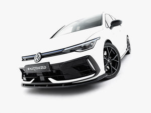 Maxton Design Front Splitter V.2 Volkswagen Golf R Variant Mk8 Facelift - Wayside Performance 