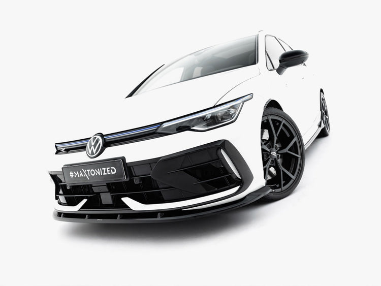 Maxton Design Front Splitter V.2 Volkswagen Golf R Variant Mk8 Facelift - Wayside Performance 