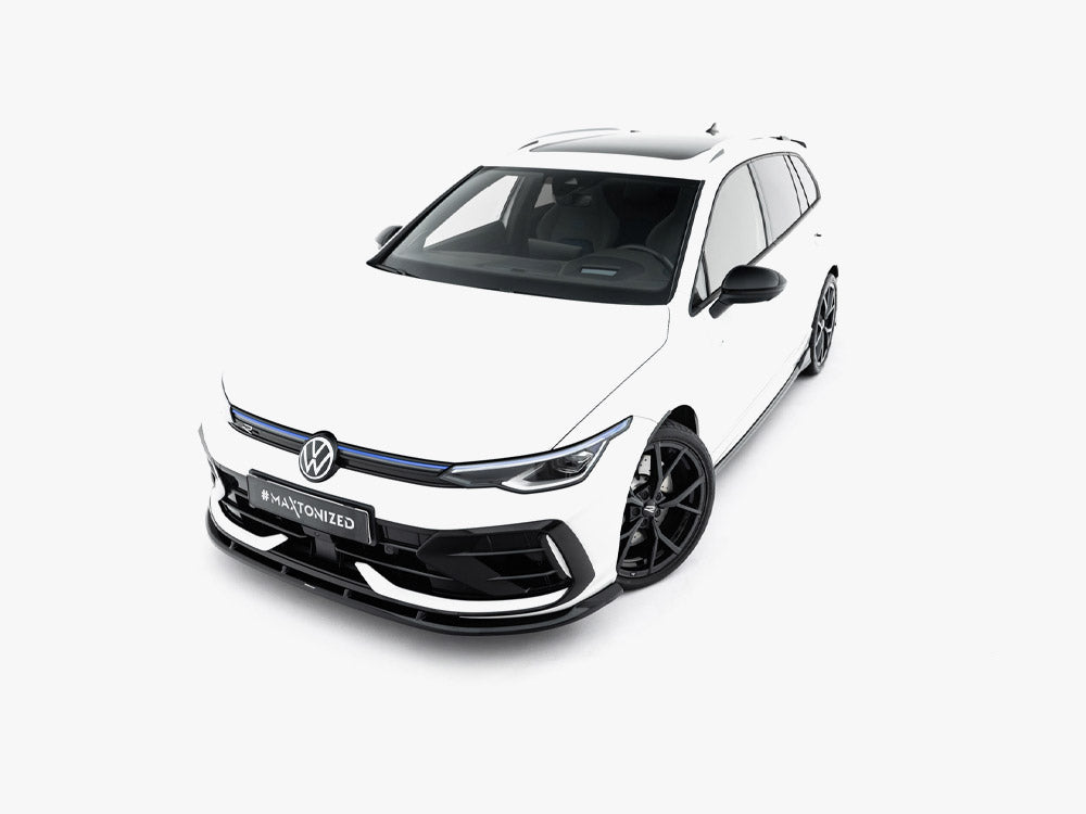 Maxton Design Front Splitter V.2 Volkswagen Golf R Variant Mk8 Facelift - Wayside Performance 