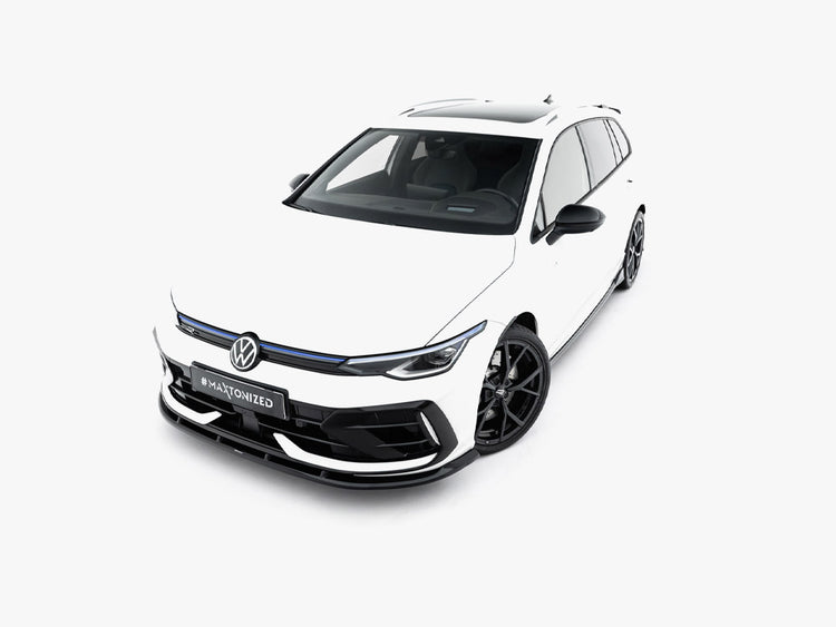 Maxton Design Front Splitter V.2 Volkswagen Golf R Variant Mk8 Facelift - Wayside Performance 