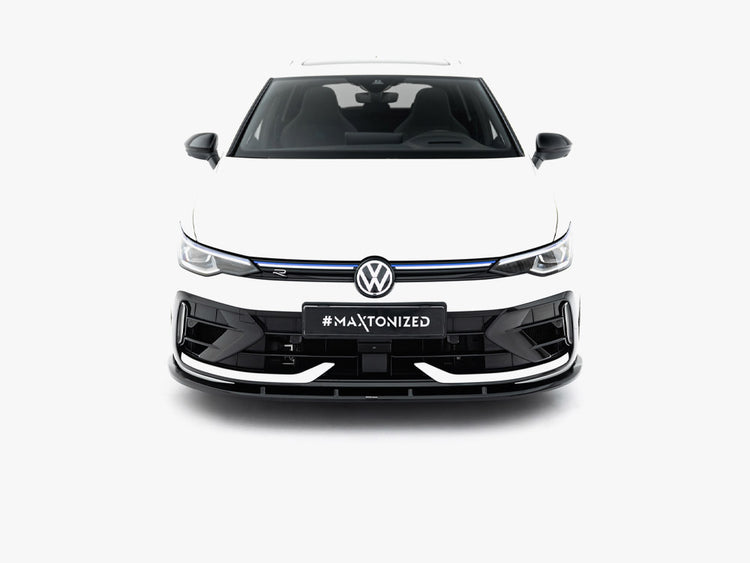 Maxton Design Front Splitter V.2 Volkswagen Golf R Variant Mk8 Facelift - Wayside Performance 