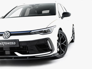 Maxton Design Front Splitter V.2 Volkswagen Golf R Variant Mk8 Facelift - Wayside Performance 
