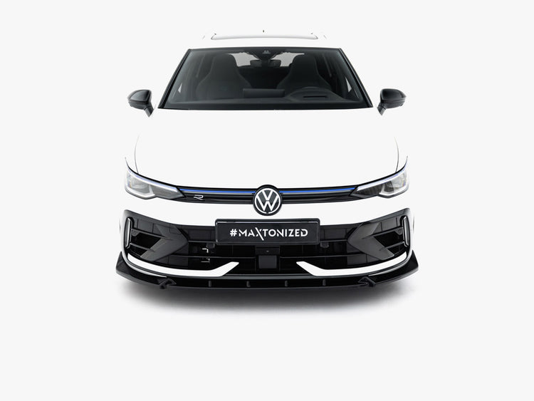 Maxton Design Front Splitter V.3 Volkswagen Golf R Variant Mk8 Facelift - Wayside Performance 