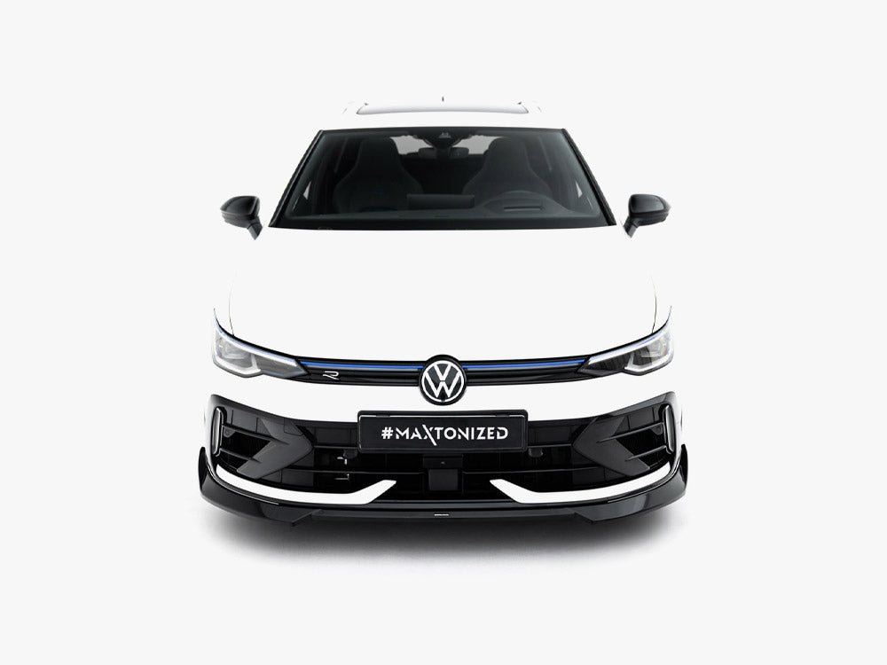 Maxton Design Front Splitter V.4 Volkswagen Golf R Variant Mk8 Facelift - Wayside Performance 