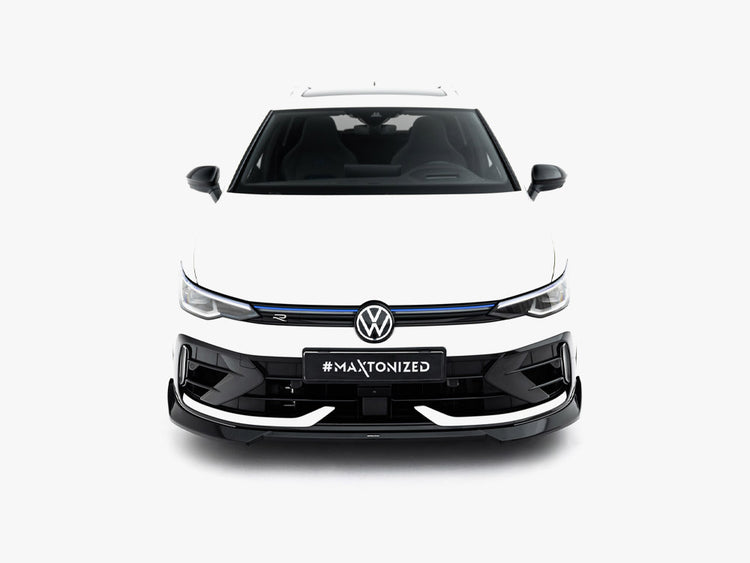 Maxton Design Front Splitter V.4 Volkswagen Golf R Variant Mk8 Facelift - Wayside Performance 