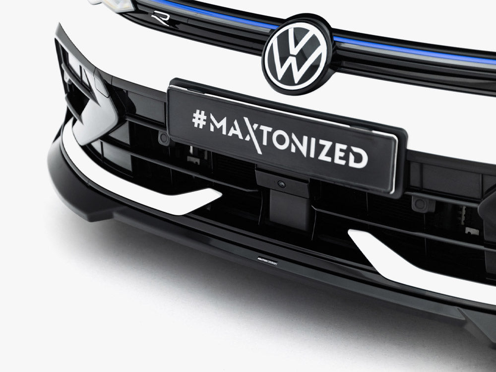 Maxton Design Front Splitter V.4 Volkswagen Golf R Variant Mk8 Facelift - Wayside Performance 