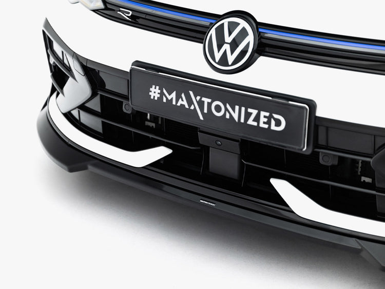 Maxton Design Front Splitter V.4 Volkswagen Golf R Variant Mk8 Facelift - Wayside Performance 