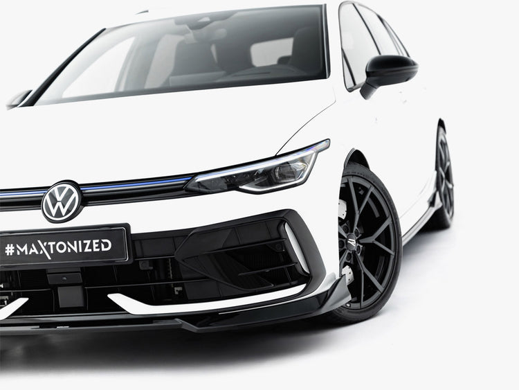 Maxton Design Front Splitter V.4 Volkswagen Golf R Variant Mk8 Facelift - Wayside Performance 