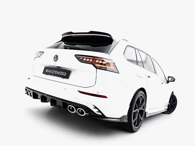 Maxton Design Rear Side Splitters V.2 Volkswagen Golf R Variant Mk8 Facelift - Wayside Performance 