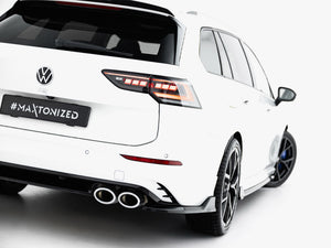 Maxton Design Rear Side Splitters V.1 Volkswagen Golf R Variant Mk8 Facelift - Wayside Performance 