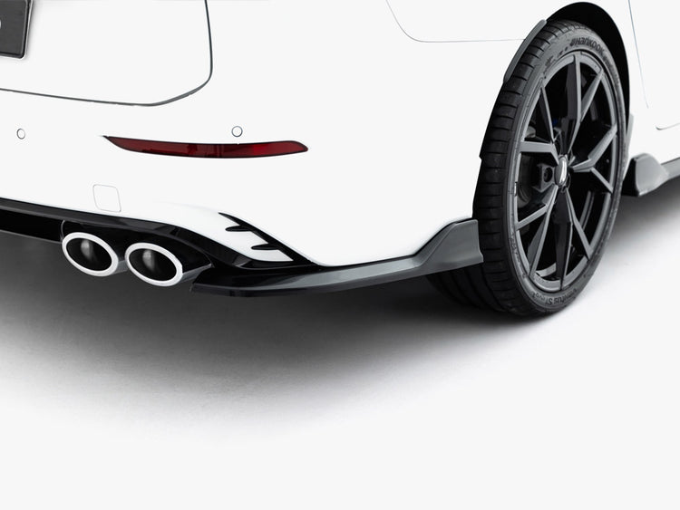 Maxton Design Rear Side Splitters V.1 Volkswagen Golf R Variant Mk8 Facelift - Wayside Performance 