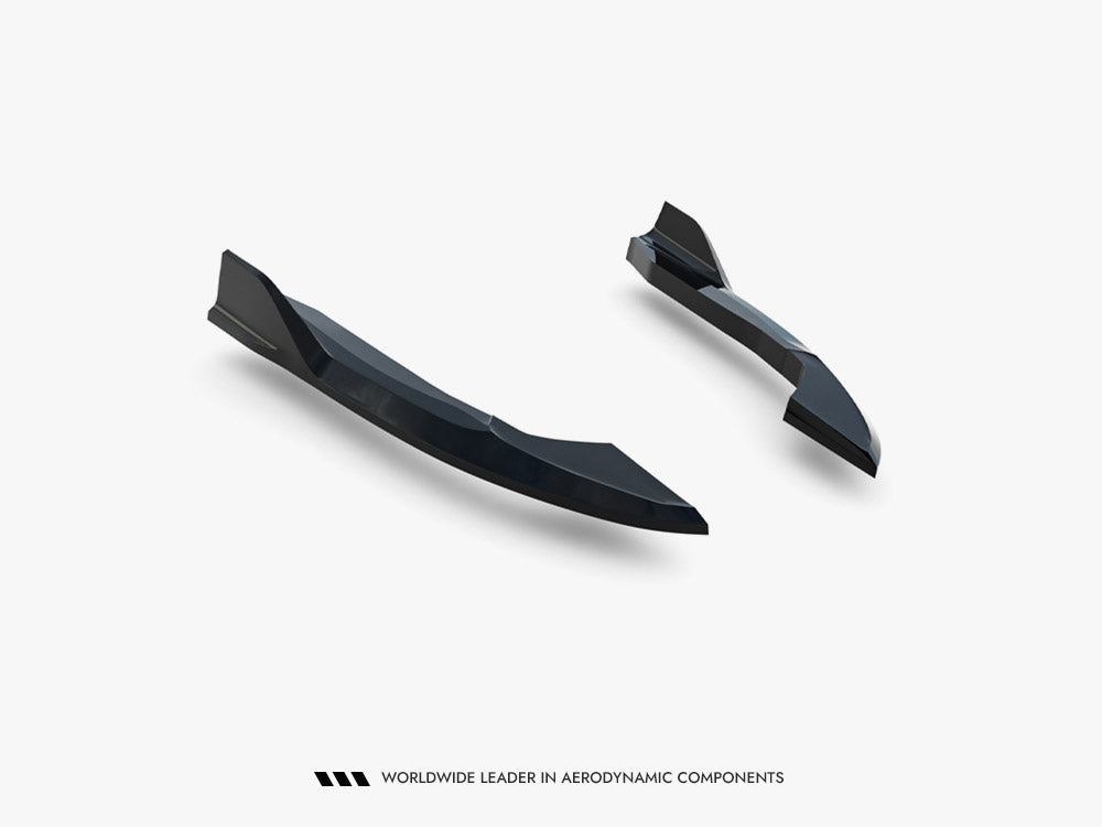 Maxton Design Rear Side Splitters V.1 Volkswagen Golf R Variant Mk8 Facelift - Wayside Performance 