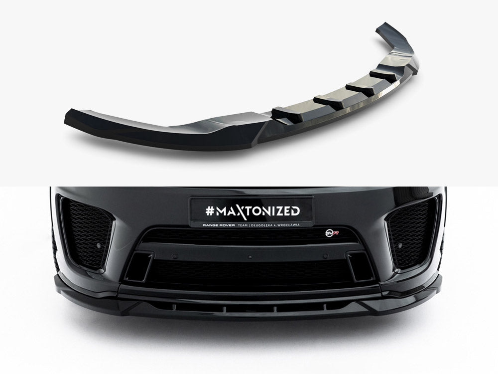Maxton Design Front Splitter Land Rover Range Rover SVR Mk2 Facelift - Wayside Performance 