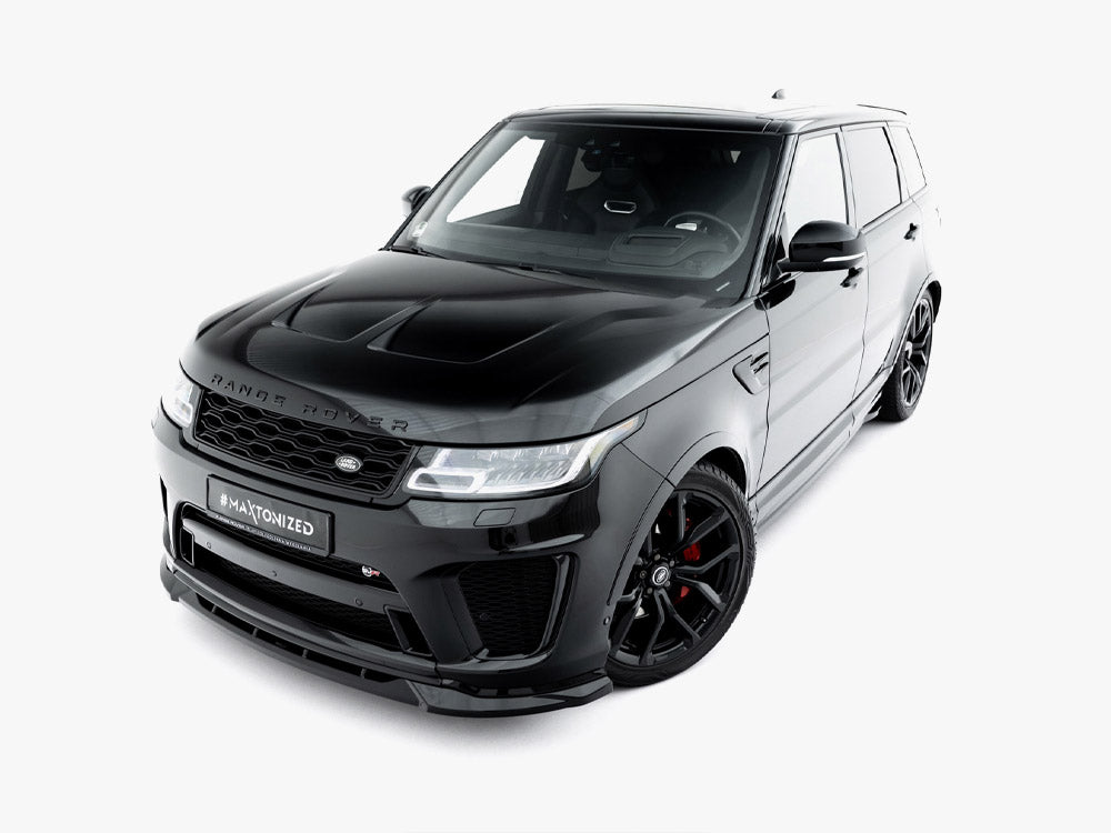 Maxton Design Land Rover Range Rover SVR Mk2 Full Body Kit, car body and styling components, black finish, detailed view.