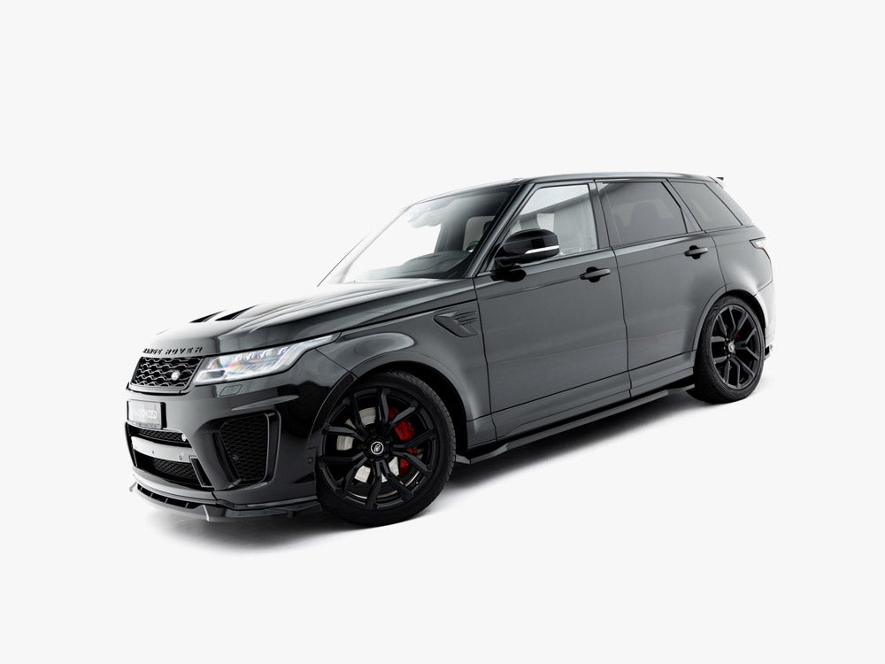Maxton Design full body kit for Land Rover Range Rover SVR Mk2 facelift, including front and rear bumper enhancements.