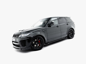 Maxton Design full body kit for Land Rover Range Rover SVR Mk2 facelift, including front and rear bumper enhancements.