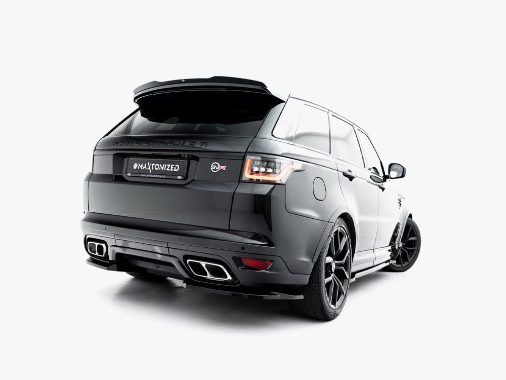 Maxton Design full body kit for Land Rover Range Rover SVR Mk2 Facelift, includes front and rear styling components, black finish