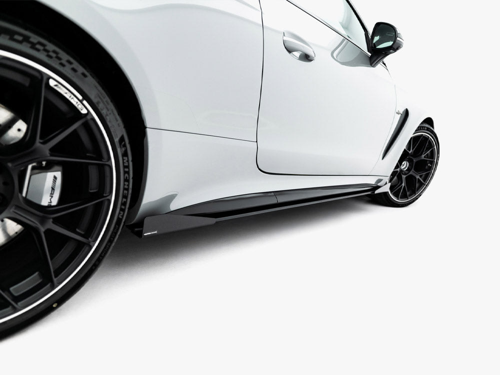 Maxton Design Side Flaps Mercedes-AMG CLE 53 Aero C236 - Wayside Performance 