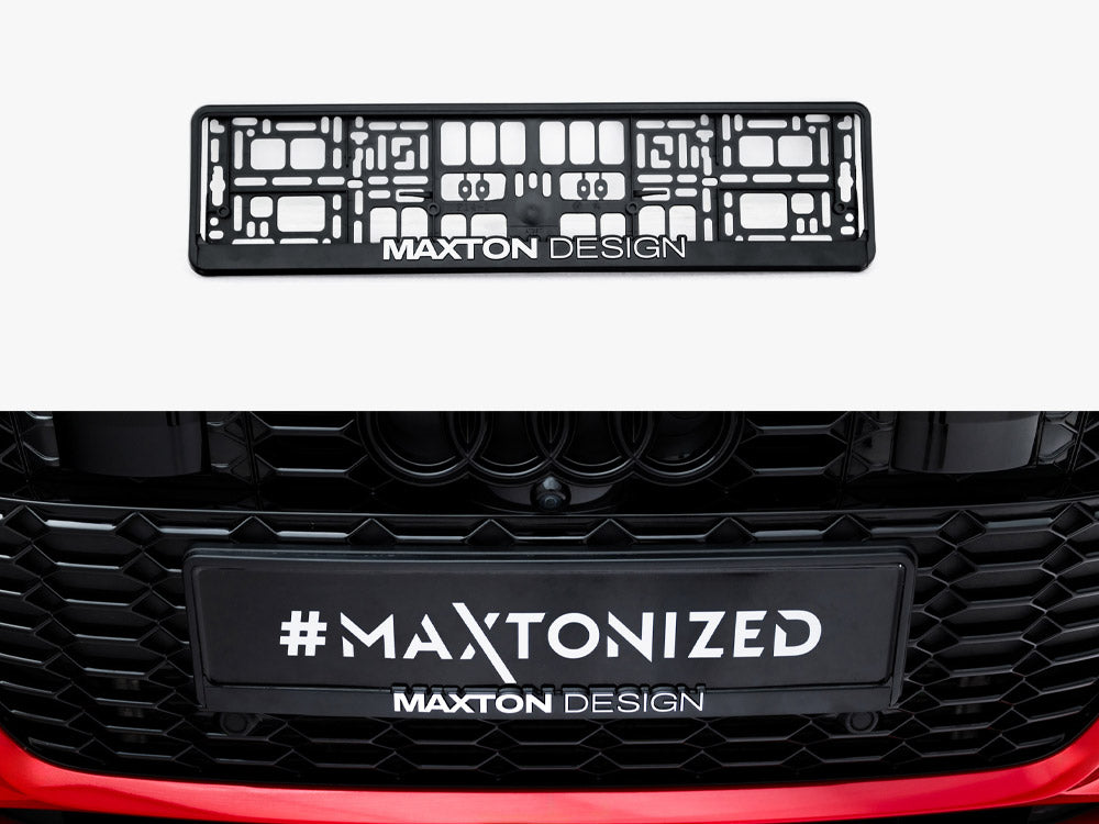 Maxton Design License Plate Frame MAXTON - Wayside Performance 