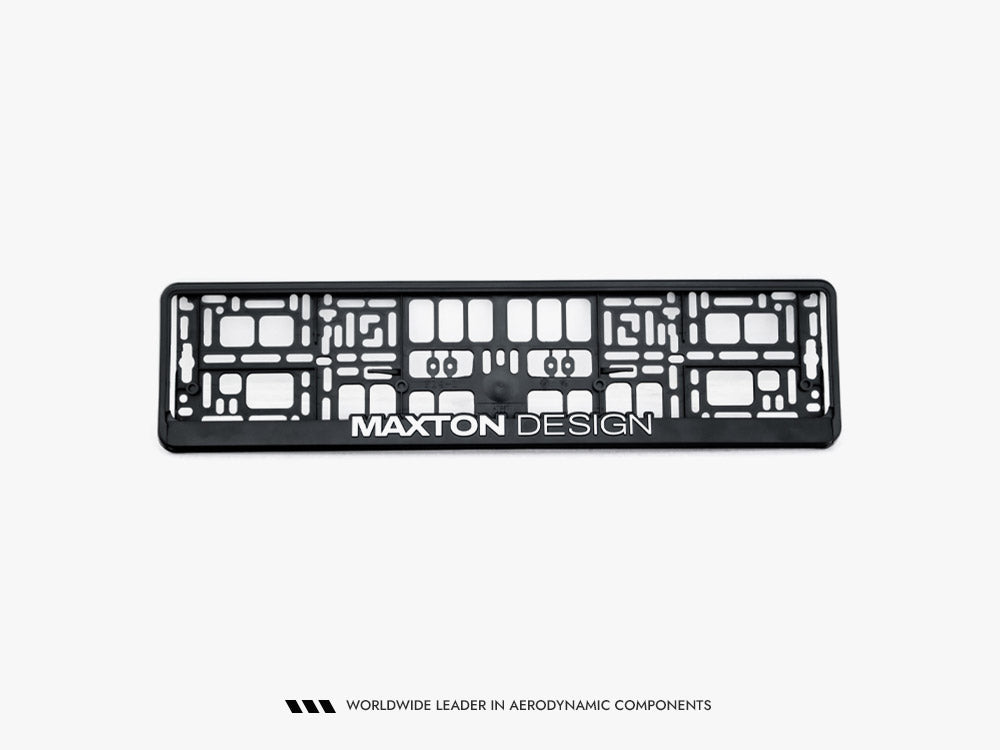 Maxton Design License Plate Frame MAXTON - Wayside Performance 