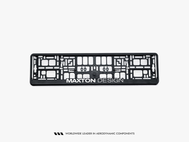 Maxton Design License Plate Frame MAXTON - Wayside Performance 
