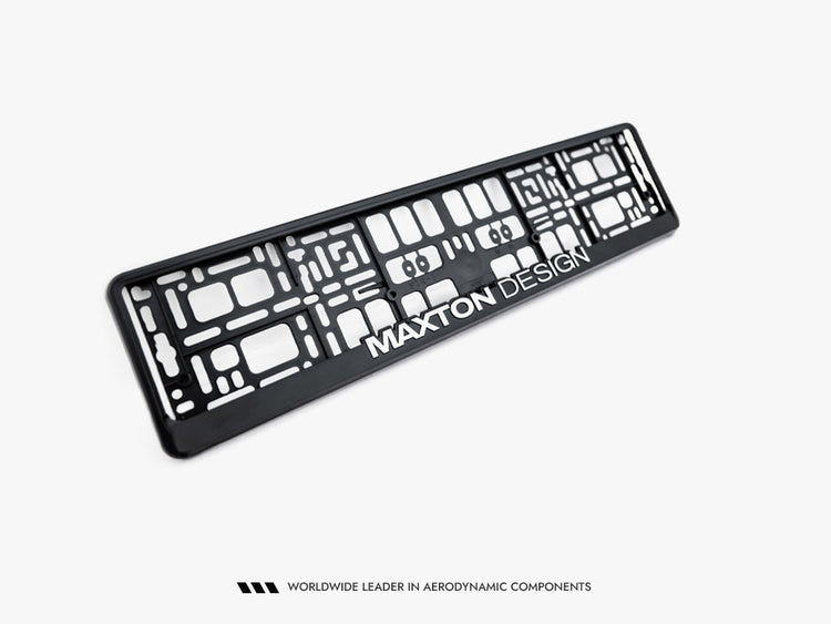 Maxton Design License Plate Frame MAXTON - Wayside Performance 