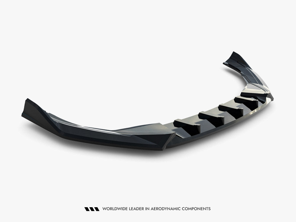 Maxton Design Front Splitter V.2 Skoda Superb Sportline Mk4 - Wayside Performance 