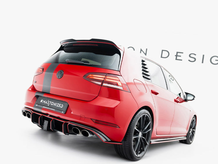 Maxton Design Spoiler CAP V.3 Volkswagen Golf R / R-Line / GTI / GTD Mk7 / Mk7 Facelift - Wayside Performance 