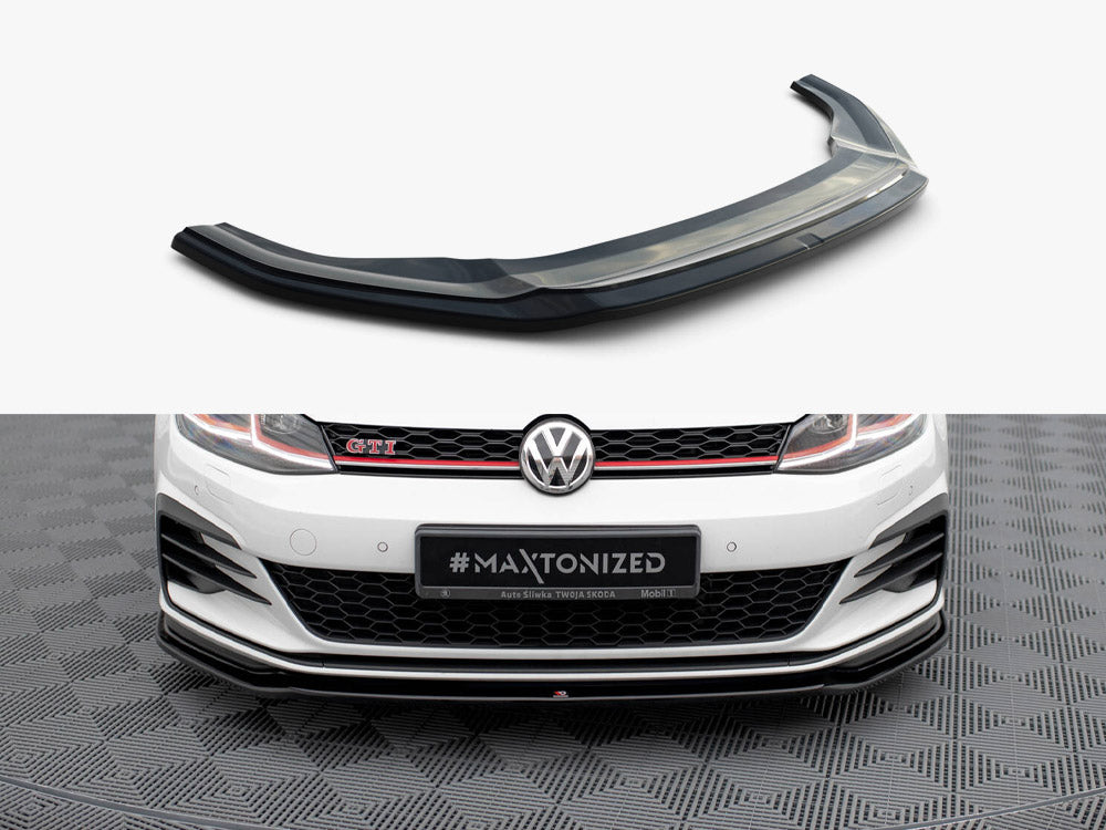 Maxton Design Front Splitter V.2 Volkswagen Golf GTI / GTD Mk7 Facelift - Wayside Performance 