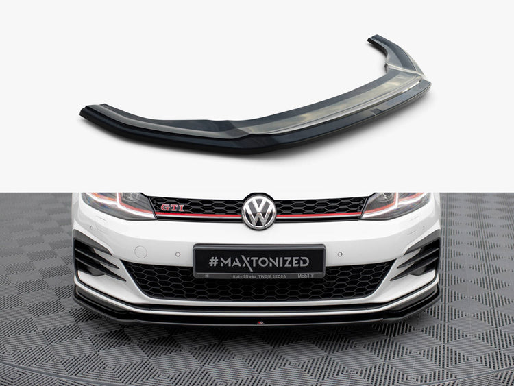 Maxton Design Front Splitter V.2 Volkswagen Golf GTI / GTD Mk7 Facelift - Wayside Performance 