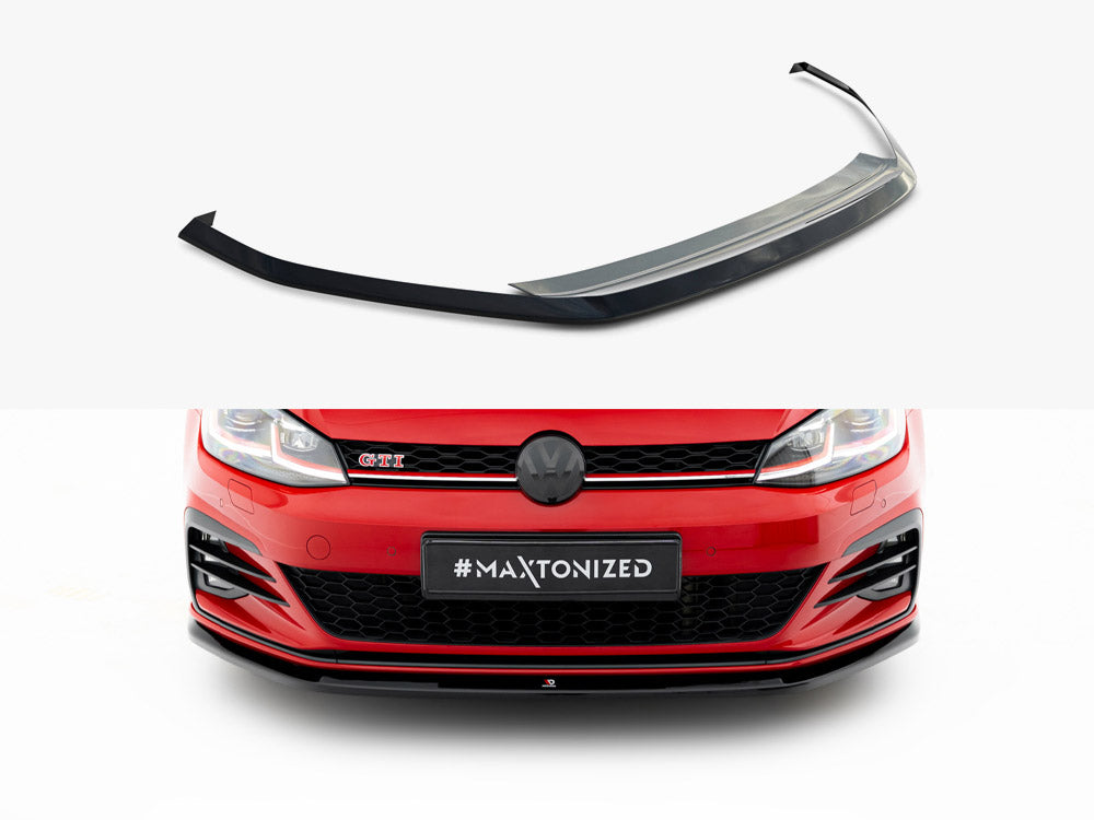 Maxton Design Front Splitter V.3 Volkswagen Golf GTI / GTD Mk7 Facelift - Wayside Performance 