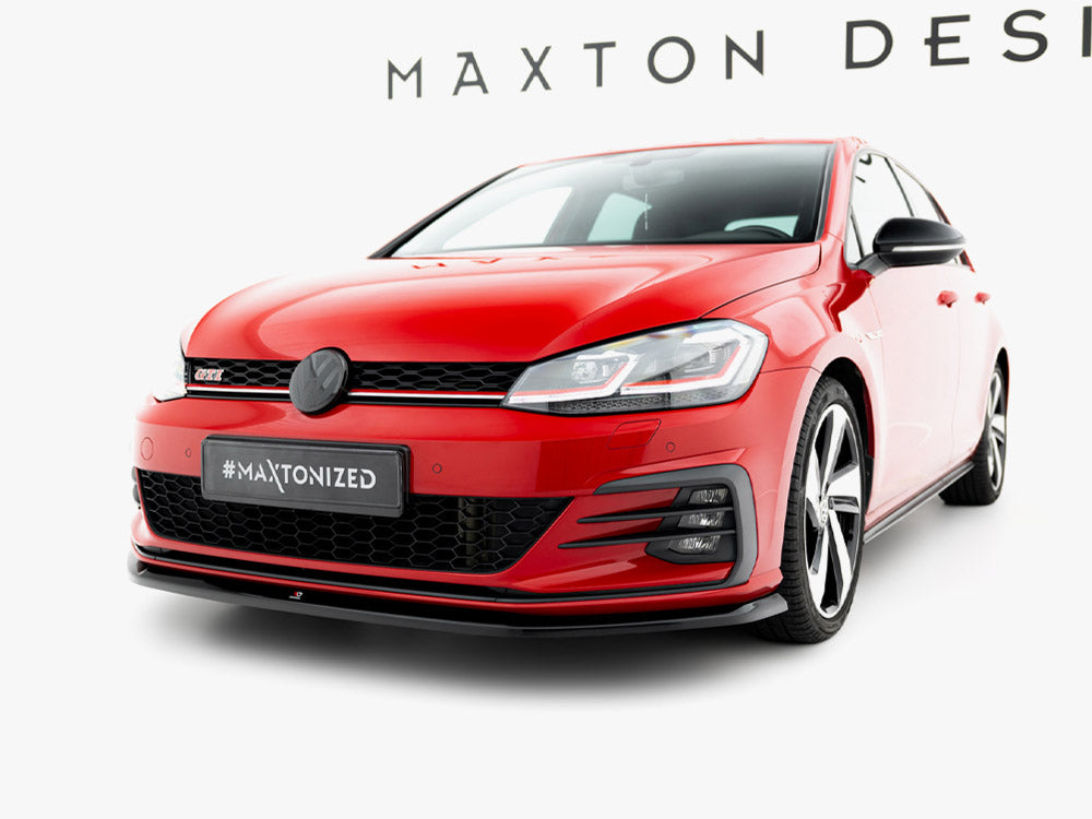 Maxton Design Front Splitter V.3 Volkswagen Golf GTI / GTD Mk7 Facelift - Wayside Performance 