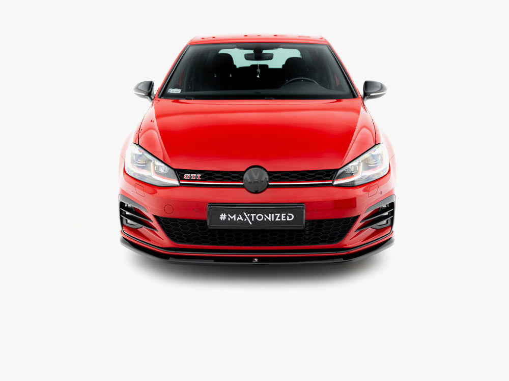 Maxton Design Front Splitter V.3 Volkswagen Golf GTI / GTD Mk7 Facelift - Wayside Performance 