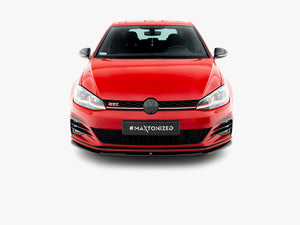 Maxton Design Front Splitter V.3 Volkswagen Golf GTI / GTD Mk7 Facelift - Wayside Performance 