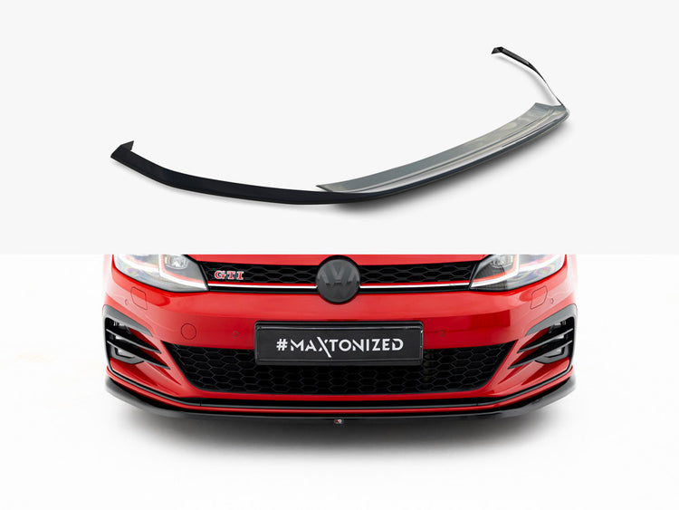 Maxton Design Front Splitter V.4 Volkswagen Golf GTI / GTD Mk7 Facelift - Wayside Performance 